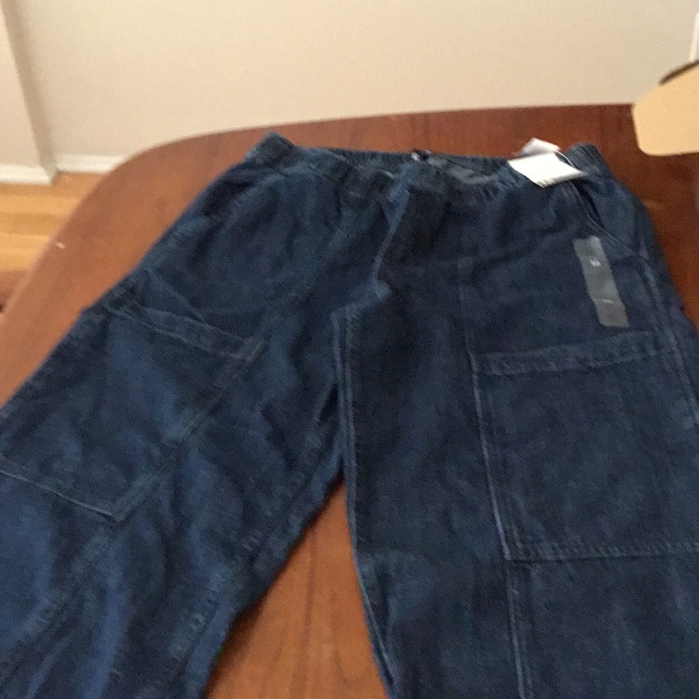GAP Women's Dark Blue Wide Leg Jeans - Picture 2 of 5